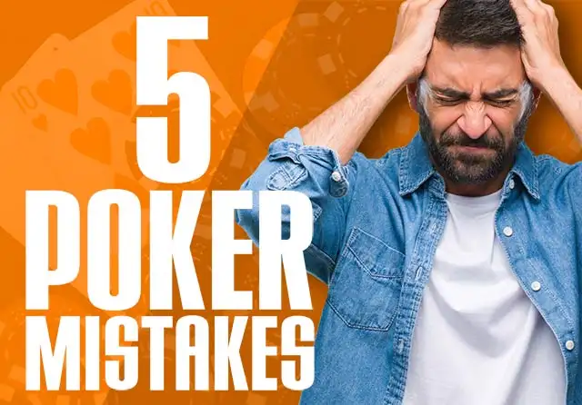 5 poker mistakes to avoid when playing poker online